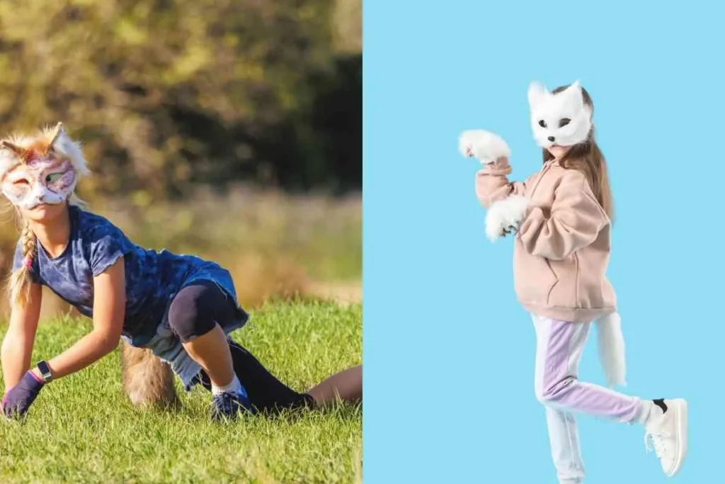 personas con identidad de animales